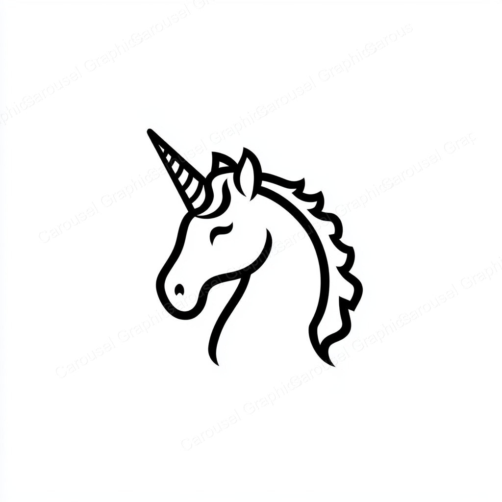 Unicorn Vector Graphic preview