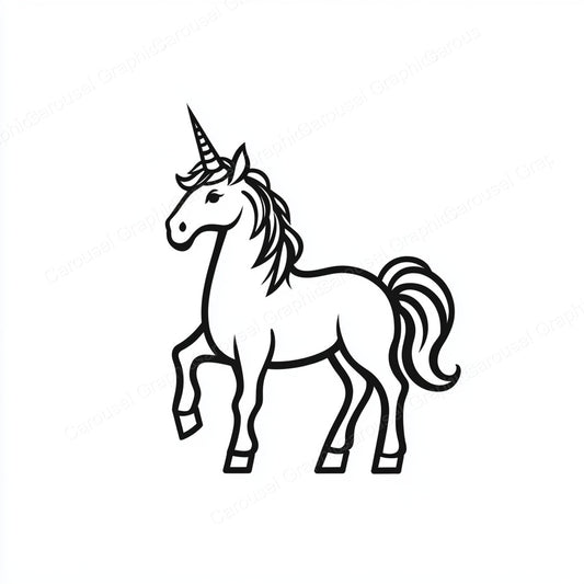Unicorn Vector Graphic preview