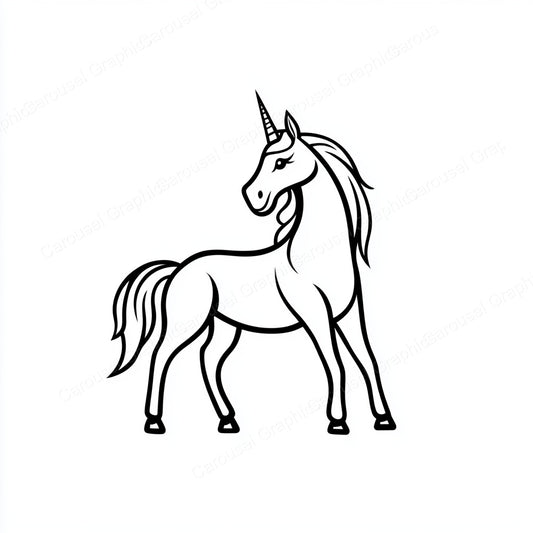 Unicorn Vector Graphic preview