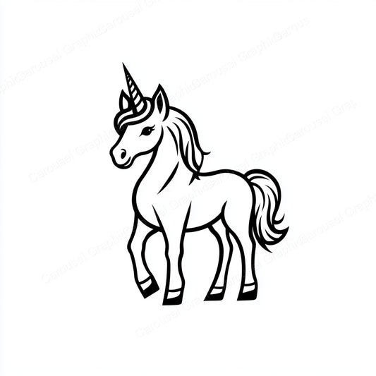 Unicorn Vector Graphic preview