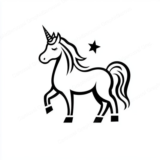 Unicorn Vector Graphic preview