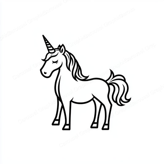 Unicorn Vector Graphic preview