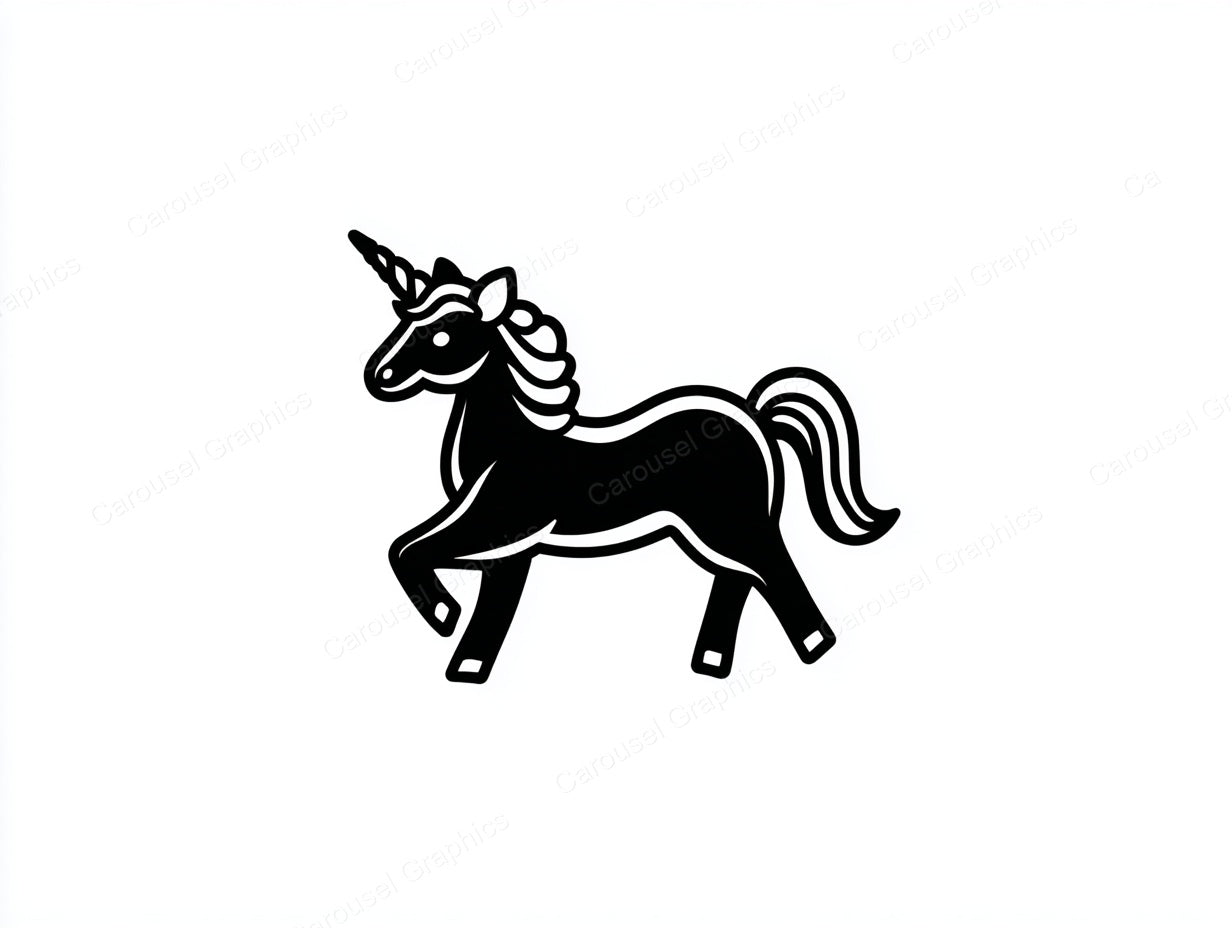 Unicorn Vector Graphic preview
