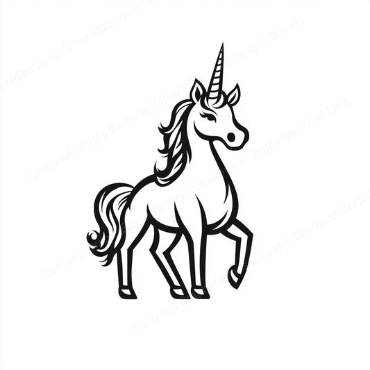 Unicorn Vector Graphic preview