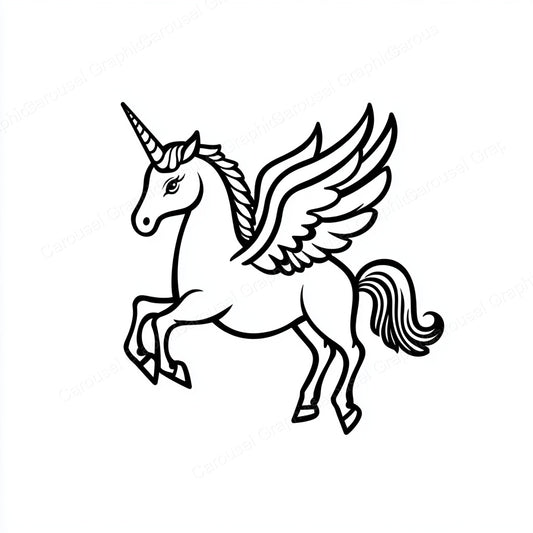 Unicorn Vector Graphic preview
