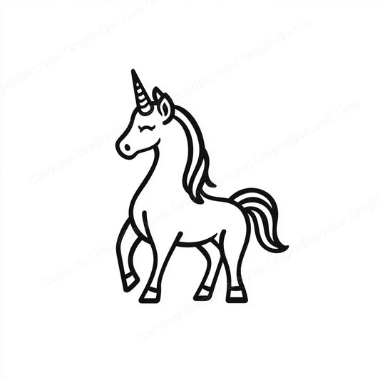Unicorn Vector Graphic preview