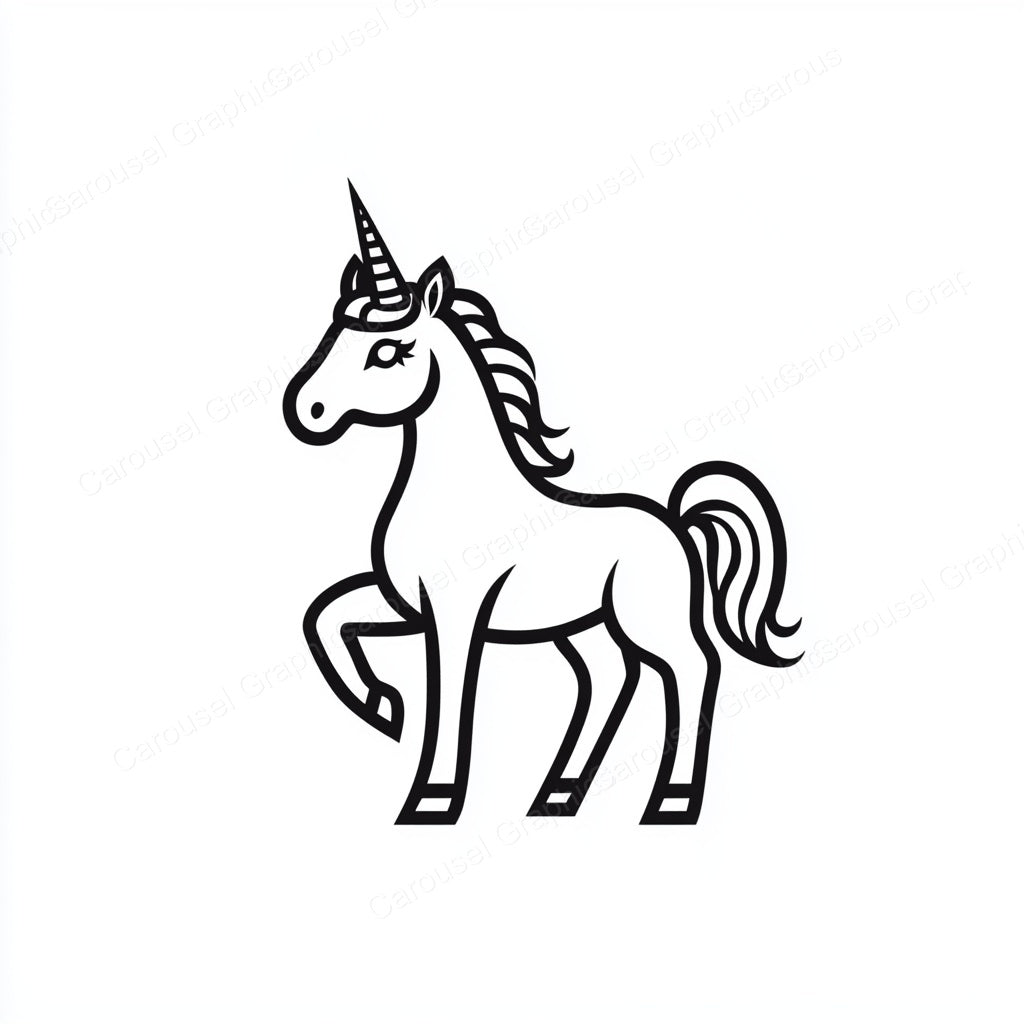 Unicorn Vector Graphic preview