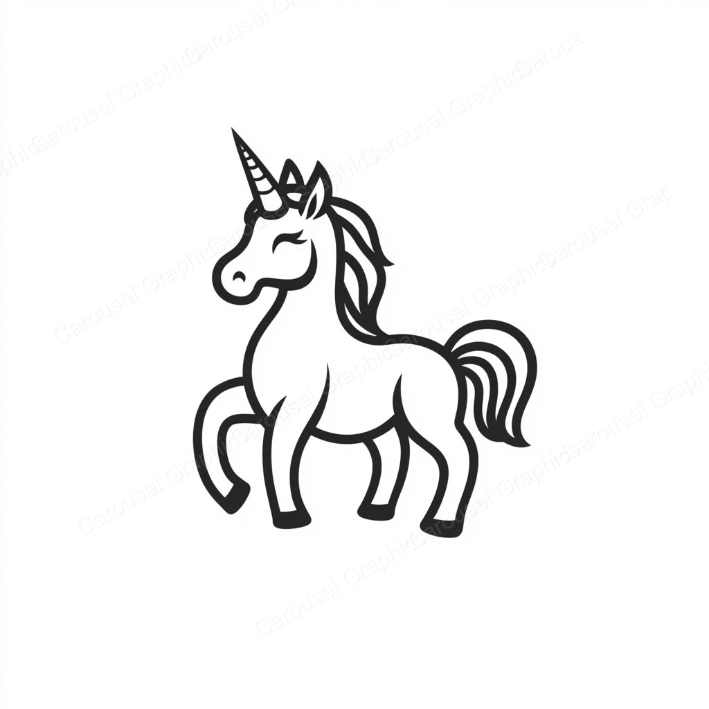 Unicorn Vector Graphic preview