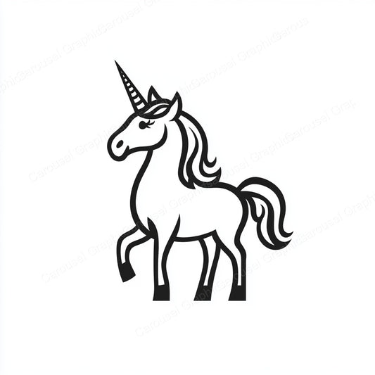 Unicorn Vector Graphic preview