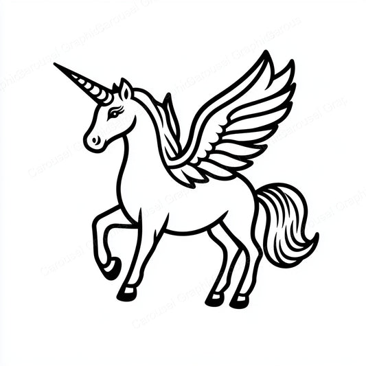 Unicorn Vector Graphic preview