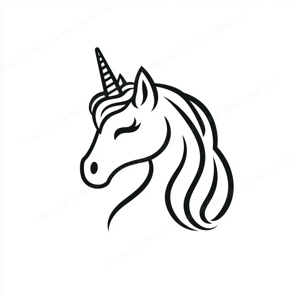 Unicorn Vector Graphic preview