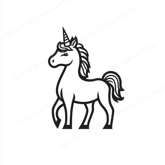 Unicorn Vector Graphic preview