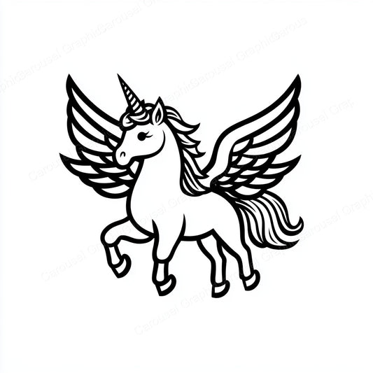Unicorn Vector Graphic preview
