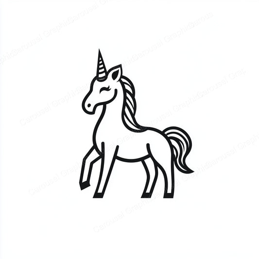 Unicorn Vector Graphic preview