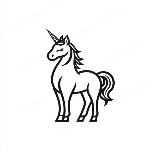 Unicorn Vector Graphic preview