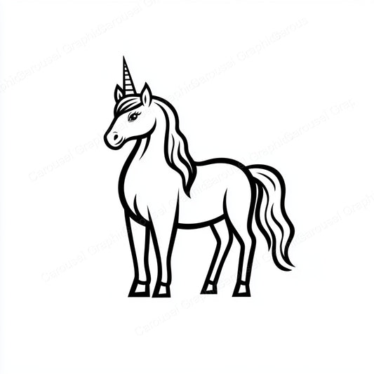 Unicorn Vector Graphic preview