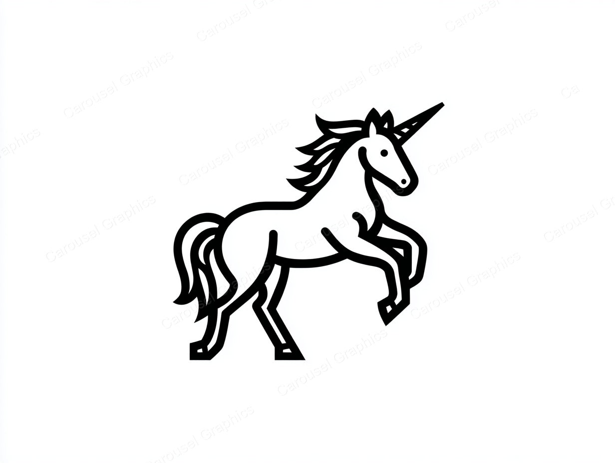 Unicorn Vector Graphic preview