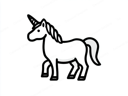 Unicorn Vector Graphic preview