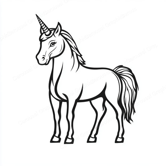 Unicorn Vector Graphic preview