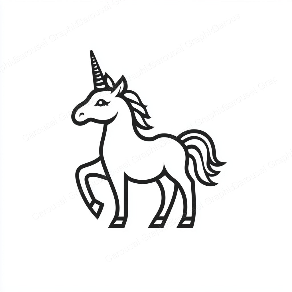 Unicorn Vector Graphic preview