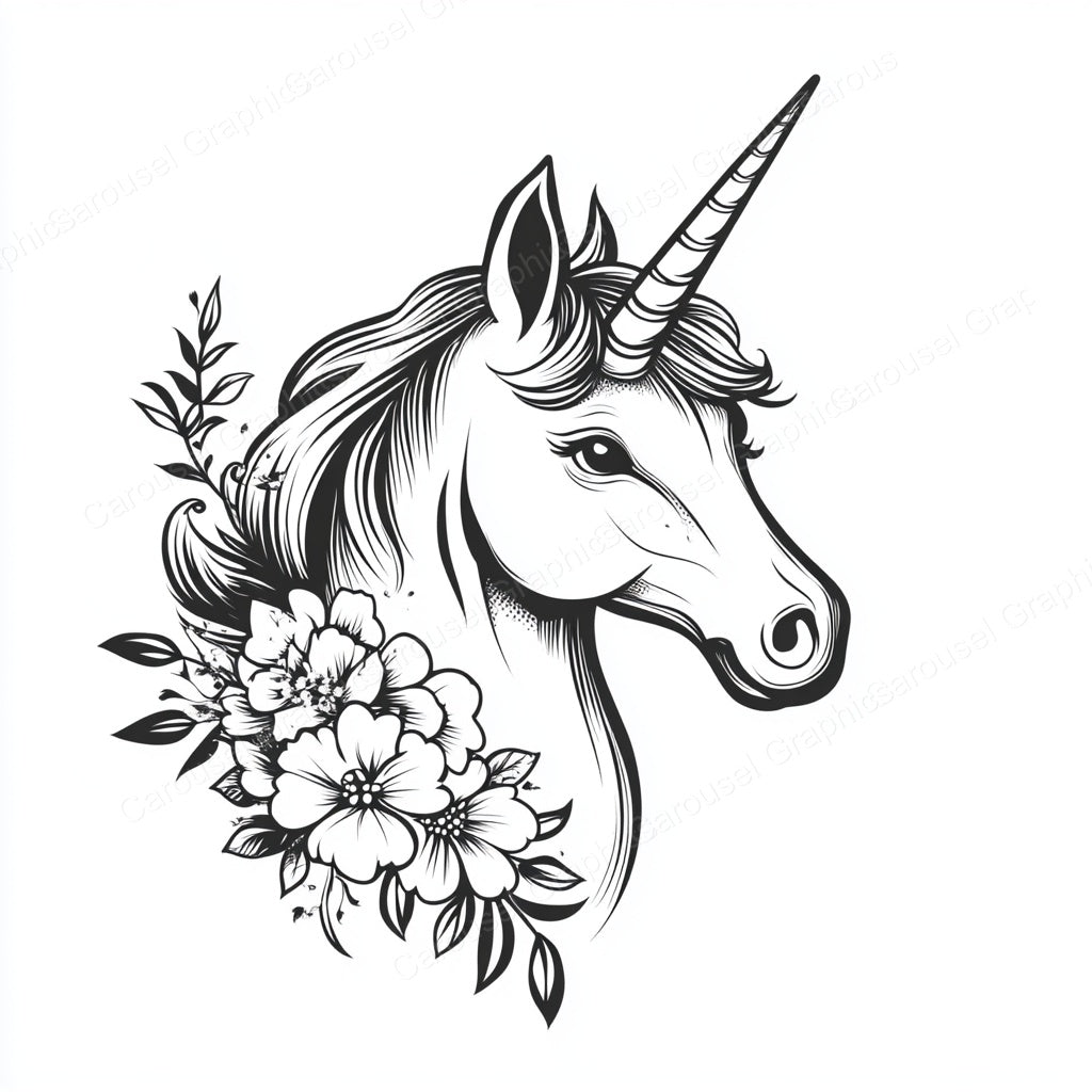 Unicorn Vector Graphic preview