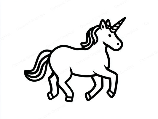Unicorn Vector Graphic preview