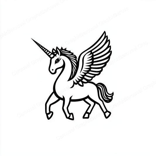 Unicorn Vector Graphic preview