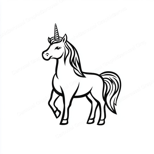 Unicorn Vector Graphic preview