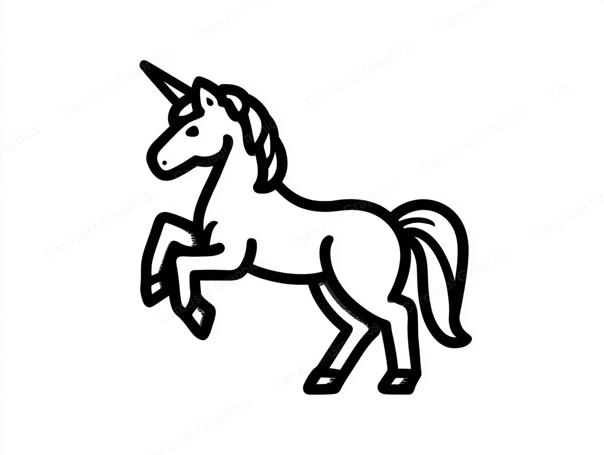 Unicorn Vector Graphic preview