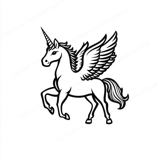 Unicorn Vector Graphic preview
