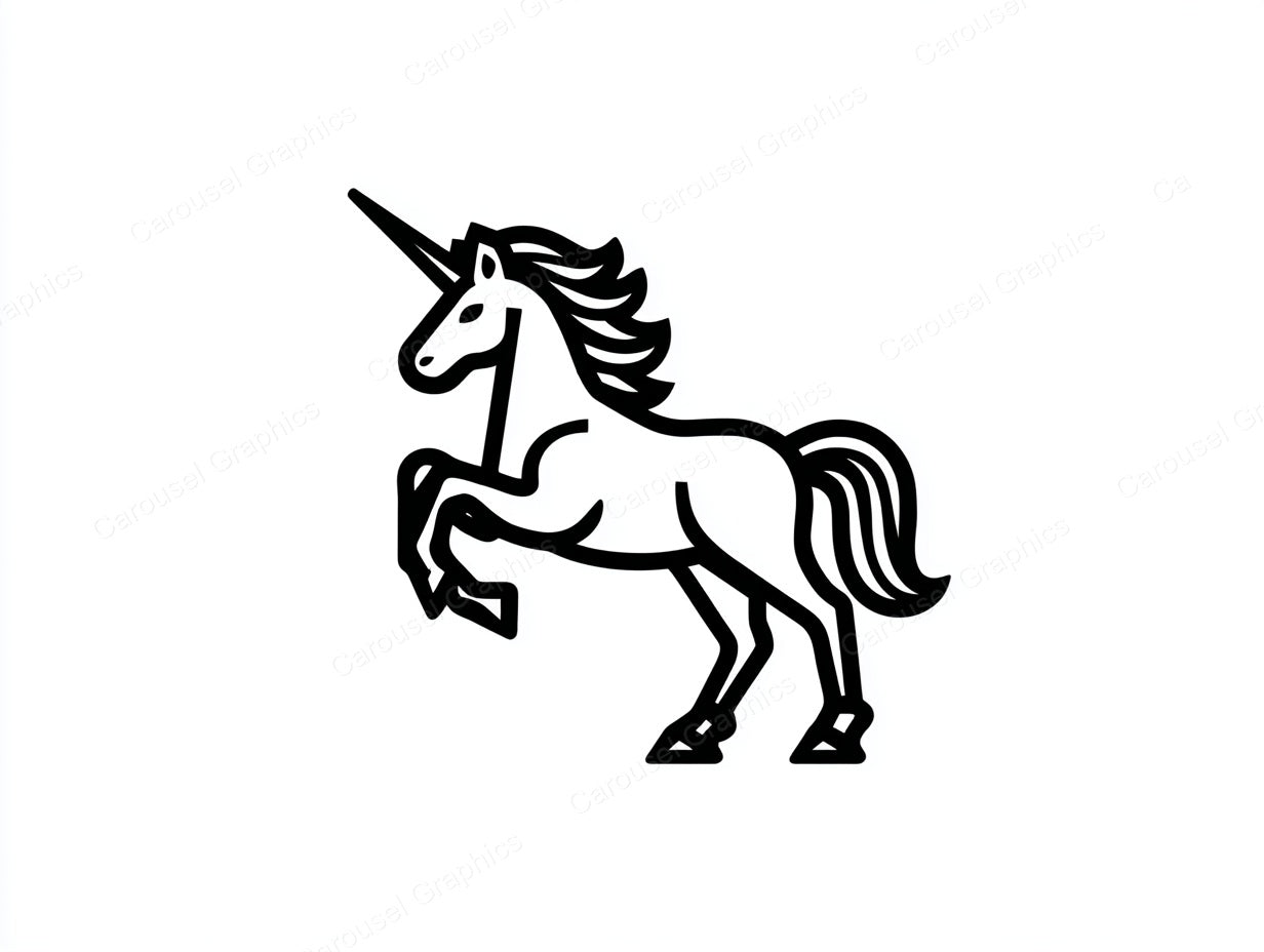 Unicorn Vector Graphic preview