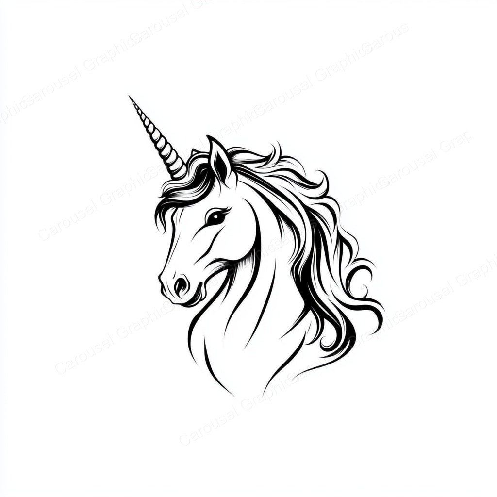 Unicorn Vector Graphic preview