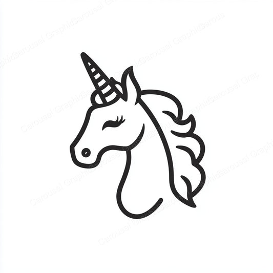 Unicorn Vector Graphic preview