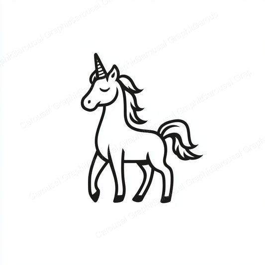 Unicorn Vector Graphic preview
