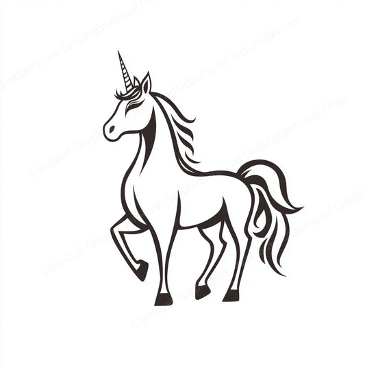 Unicorn Vector Graphic preview
