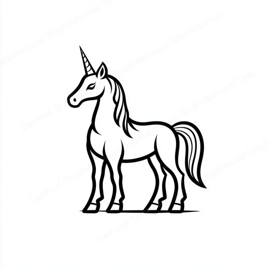 Unicorn Vector Graphic preview