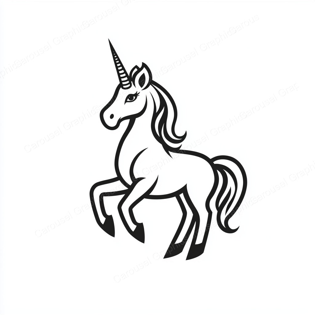 Unicorn Vector Graphic preview