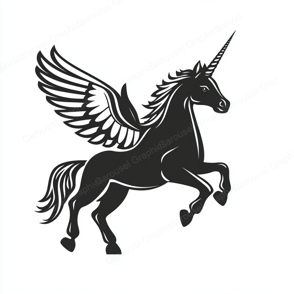 Unicorn Vector Graphic preview