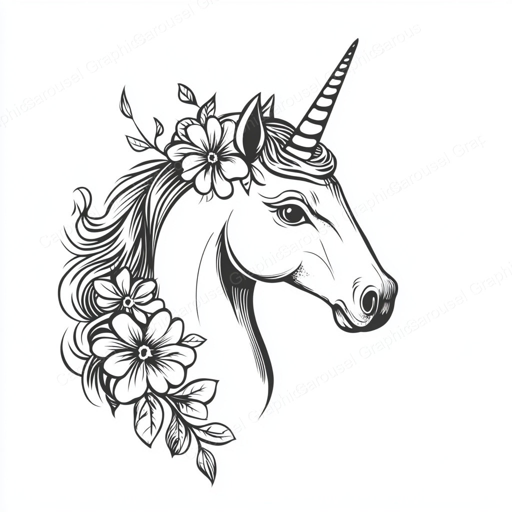 Unicorn Vector Graphic preview