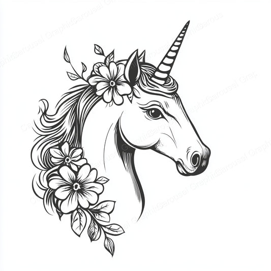 Unicorn Vector Graphic preview