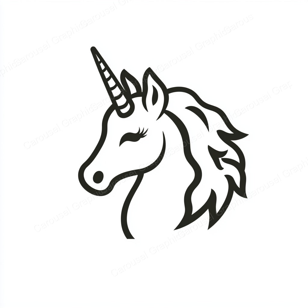 Unicorn Vector Graphic preview