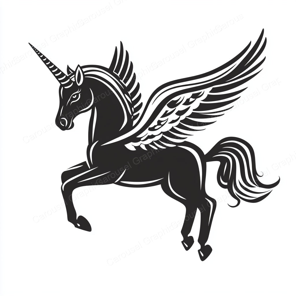 Unicorn Vector Graphic preview