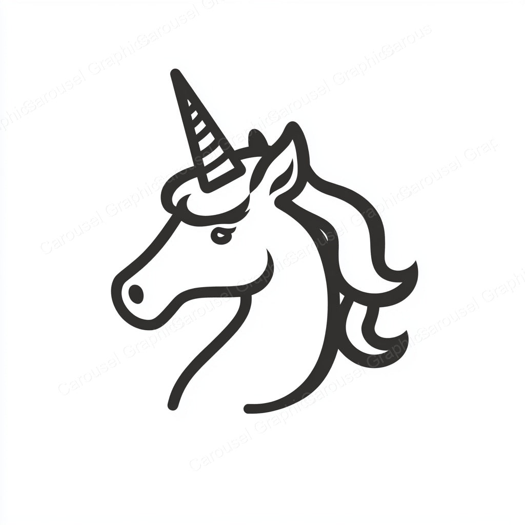 Unicorn Vector Graphic preview