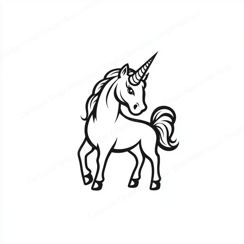 Unicorn Vector Graphic preview