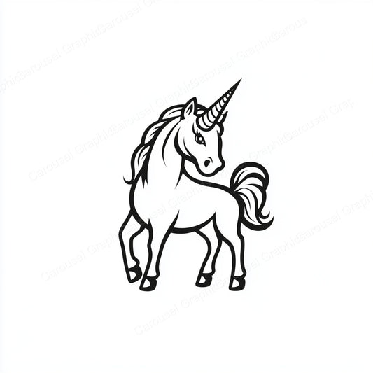 Unicorn Vector Graphic preview