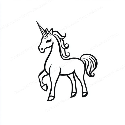 Unicorn Vector Graphic preview