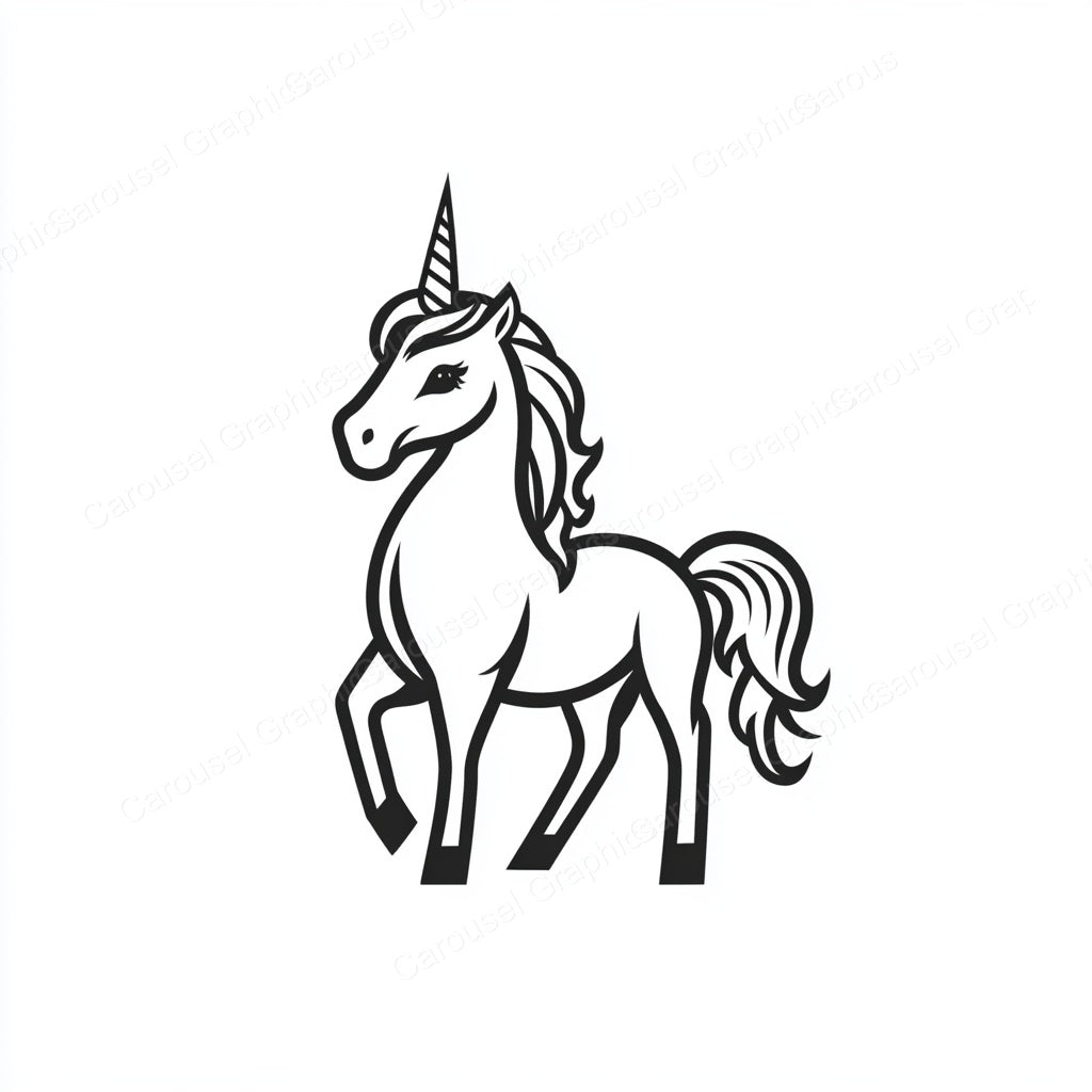 Unicorn Vector Graphic preview