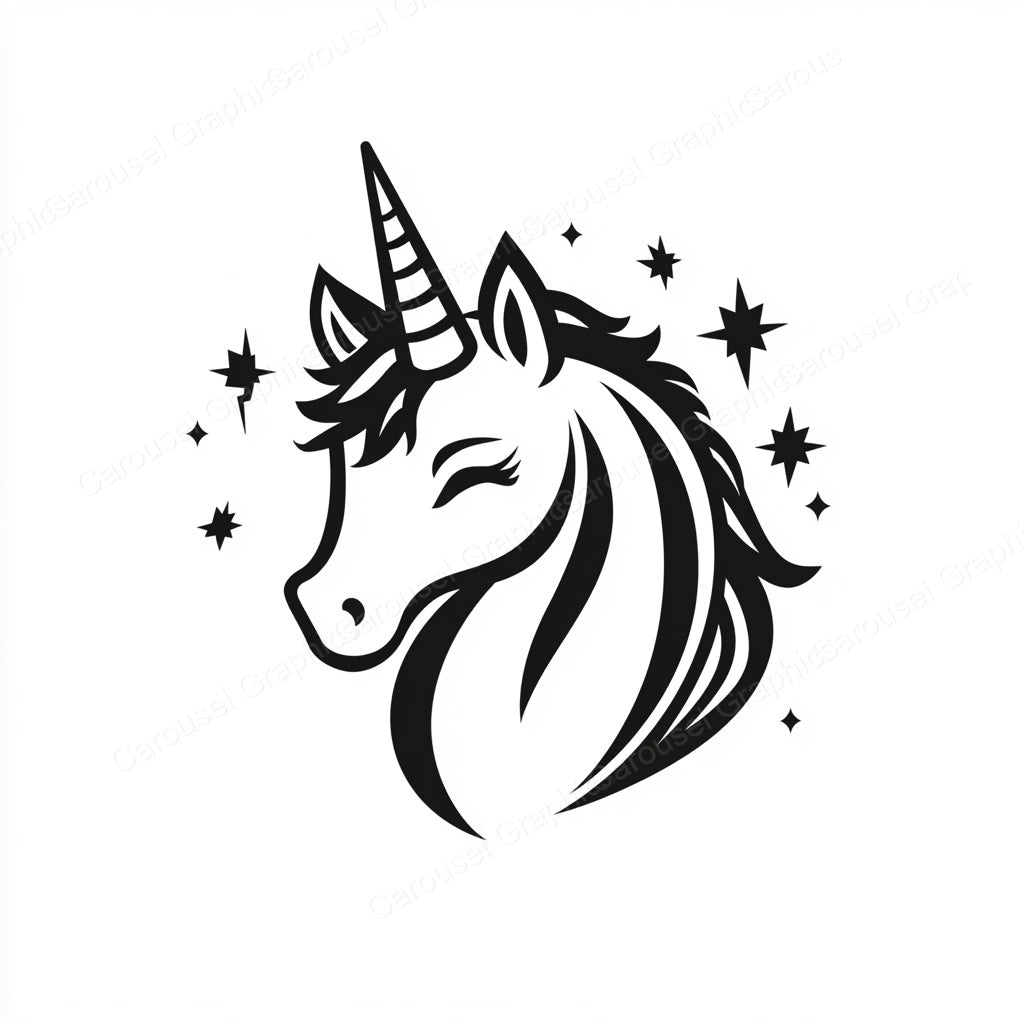 Unicorn Vector Graphic preview