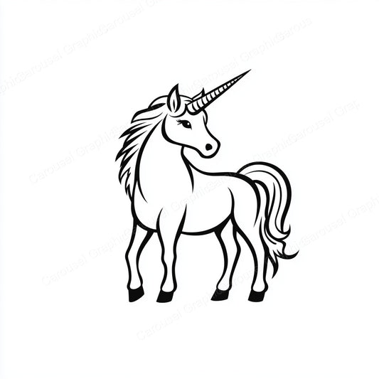 Unicorn Vector Graphic preview