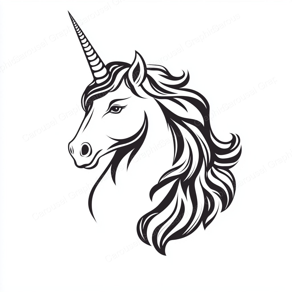 Unicorn Vector Graphic preview